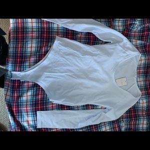 Sunro Collection White long Sleeved Bodysuit